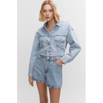 Jacheta crop de denim Anne
