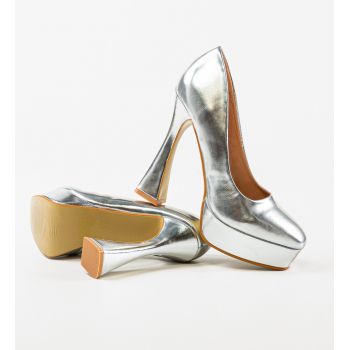 Pantofi dama Tiyam Argintii