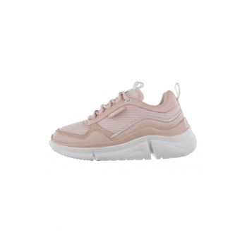 Pantofi sport cu insertii de piele intoarsa