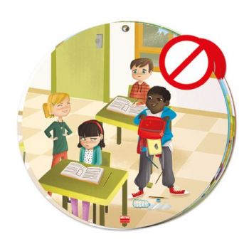 Set 6 postere educative Anti-bullying pentru gradinita si scoala