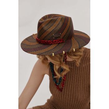 LE SH KA headwear palarie Double Chain Red Fedora