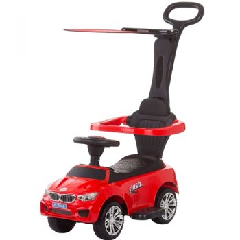 Masinuta de Impins Flash Chipolino cu Maner si Copertina Red
