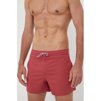 Abercrombie & Fitch pantaloni scurti de baie culoarea rosu de firma original