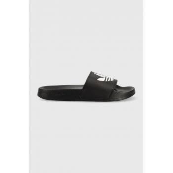 adidas Originals papuci Adilette FU8298 bărbați, culoarea negru FU8298-CBLACK/WHT