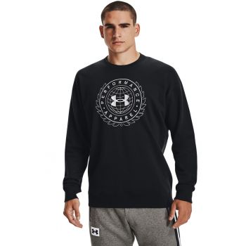 Bluza din material fleece cu logo pentru antrenament Rival