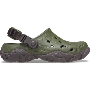 Saboti Crocs All Terrain Atlas Clog Verde - Army Green/Espresso de firma originali