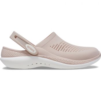 Saboti Crocs LiteRide 360 Clog Roz - Pink Clay/White ieftini