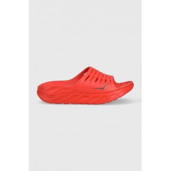 Hoka papuci Ora Recovery , culoarea rosu