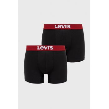 Levi's boxeri bărbați, culoarea negru 37149.0272-black de firma originali