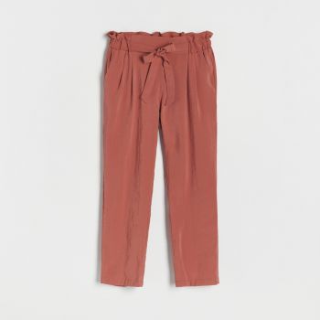 Reserved - Pantaloni cu conținut ridicat de modal - Roz
