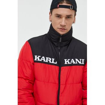 Karl Kani geacă reversibilă barbati, culoarea negru, de iarna 6076823-BLACK ieftina