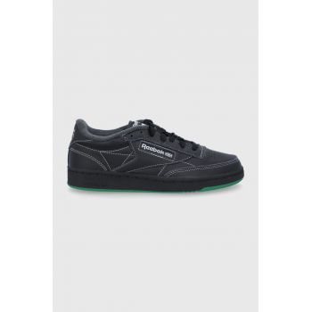 Reebok Classic Pantofi Club C 85 GX8318 culoarea negru, cu toc plat