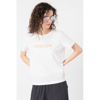 Tricou cu detaliu brodat
