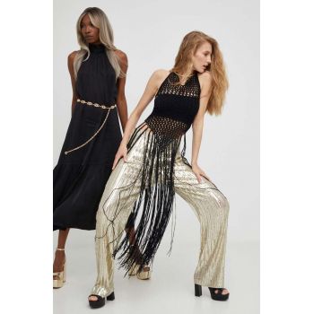 Answear Lab rochie de plaja culoarea negru