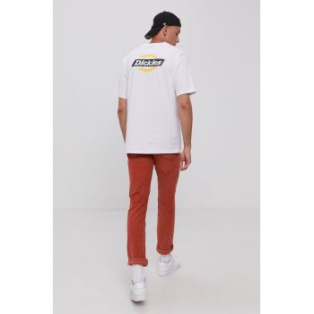 Dickies Tricou bărbați, culoarea alb, cu imprimeu