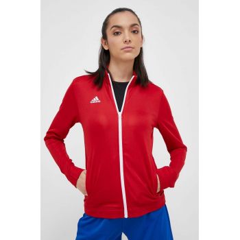 adidas Performance hanorac de antrenament Entrada 22 culoarea roșu, uni H57562