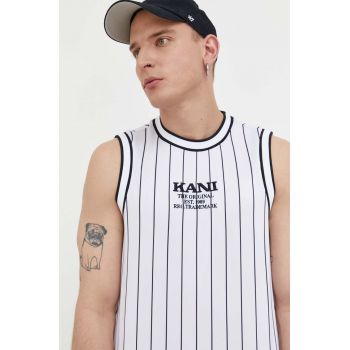 Karl Kani tricou barbati, culoarea alb