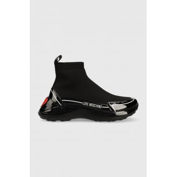 Love Moschino sneakers culoarea negru JA1607CG1IIE0000