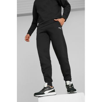 Pantaloni sport din amestec de bumbac cu imprimeu logo discret