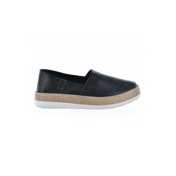 Pantofi loafer de piele ecologica cu model piele de reptila