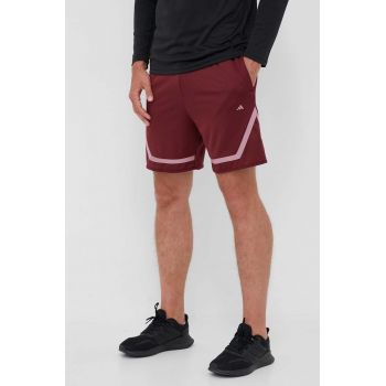 adidas Performance pantaloni scurți de antrenament Pro Block culoarea bordo ieftini