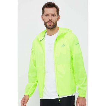 adidas Performance windbreaker Ultimate culoarea verde, de tranzitie ieftina