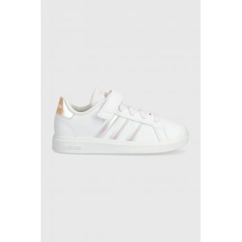 adidas sneakers pentru copii GRAND COURT 2. culoarea alb