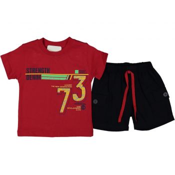 Compleu Sport 73, Rosu, 100% Bucuresti, Pentru Baietei, 1-4 ani Compleu Sport 73, Rosu, 100% Bucuresti, Pentru Baietei, 1-4 ani