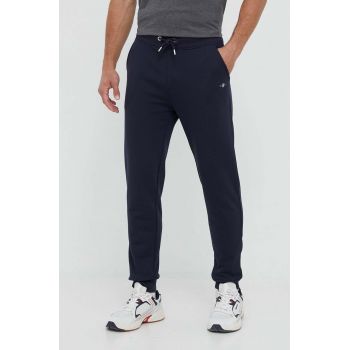 Gant pantaloni de trening culoarea albastru marin, melanj