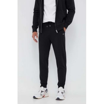 Gant pantaloni de trening culoarea negru, melanj