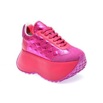 Pantofi GRYXX fucsia, A22, din piele ecologica