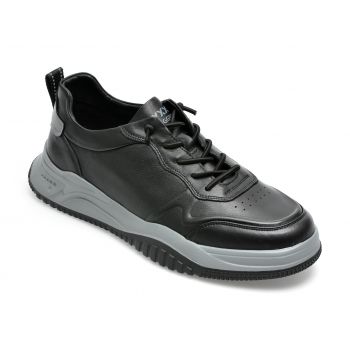 Pantofi sport GRYXX negri, F2605, din piele naturala