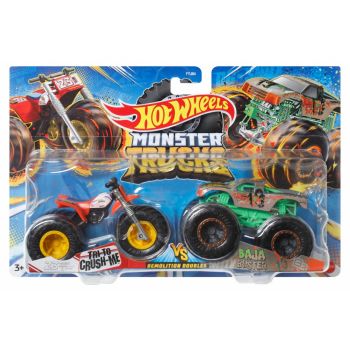 MONSTER TRUCK SET 2 MASINI SCARA 1 LA 64 TRI TO CRUSH ME SI BAJA BUSTER