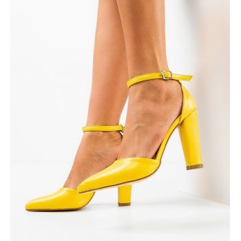 Pantofi dama Gizmo Galbeni ieftini
