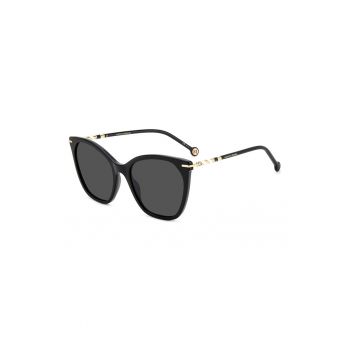 Ochelari de soare cat-eye cu brate inguste