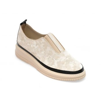 Pantofi GRYXX bej, 212543, din piele naturala