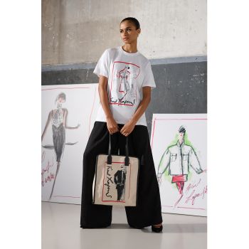 Tricou de bumbac organic cu imprimeu