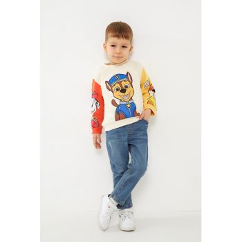 Blugi regular fit cu talie medie