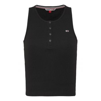 Top slim fit din amestec de bumbac organic