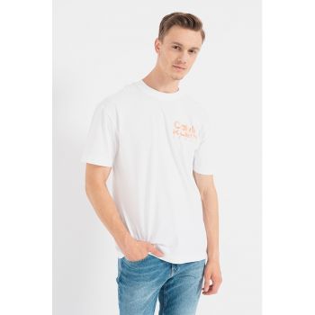 Tricou cu imprimeu logo pe partea din spate