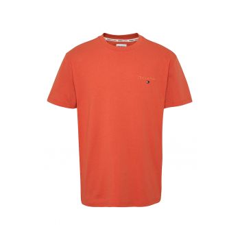 Tricou de bumbac organic cu logo discret