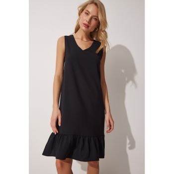 Rochie cu terminatie evazata