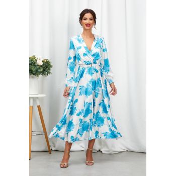 Rochie Margo Albastru Floral