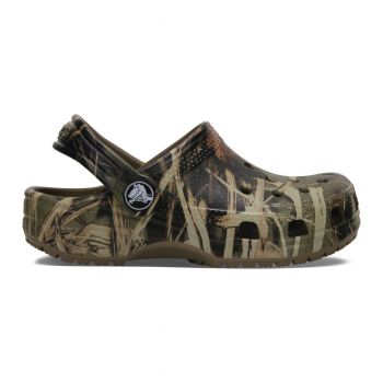 Saboti Crocs Classic Realtree Clog Kids Maro - Khaki