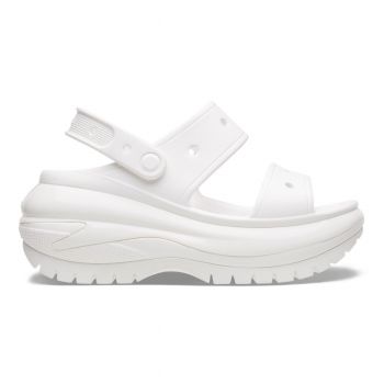 Sandale Crocs Classic Mega Crush Sandal Alb - White