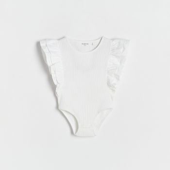 Reserved - Babies` body suit - Alb