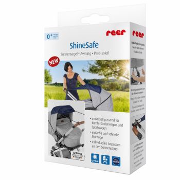 Copertina Reer ShineSafe pentru protectie solara UV 50+ model universal bleumarin ieftin