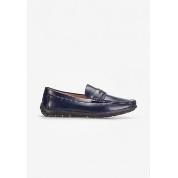 Mocasini barbati Flavius navy la reducere