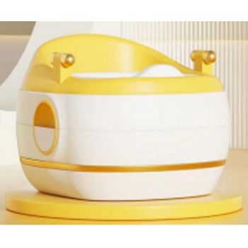 Olita multifunctionala 3 in 1 Little Mom Stool Potty Yellow