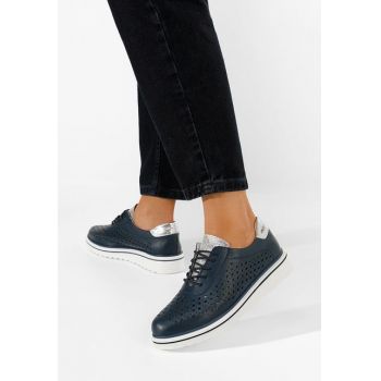 Pantofi casual dama piele Odisea negri